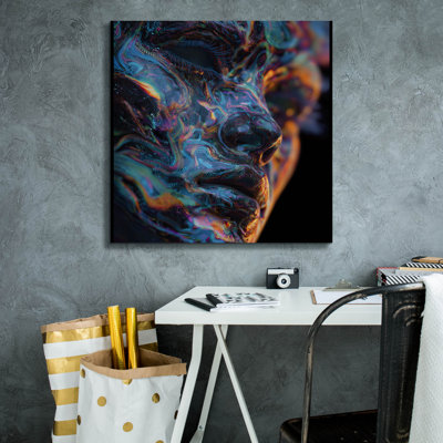  'Cosmic Goddess' by Ann Klee Canvas Wall Art, 26" x 26"