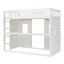Lit mezzanine simple avec échelle-697368165-697368166
