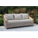 Carlton 78'' High-Density Polyethylene (HDPE) Wicker Outdoor Patio Sofa with Sunbrella® Cushions