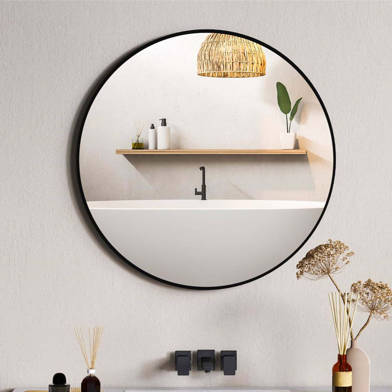 Demetrias Metal Round Mirror