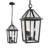 3 Light 16.4''H Iron Outdoor Hanging Lantern