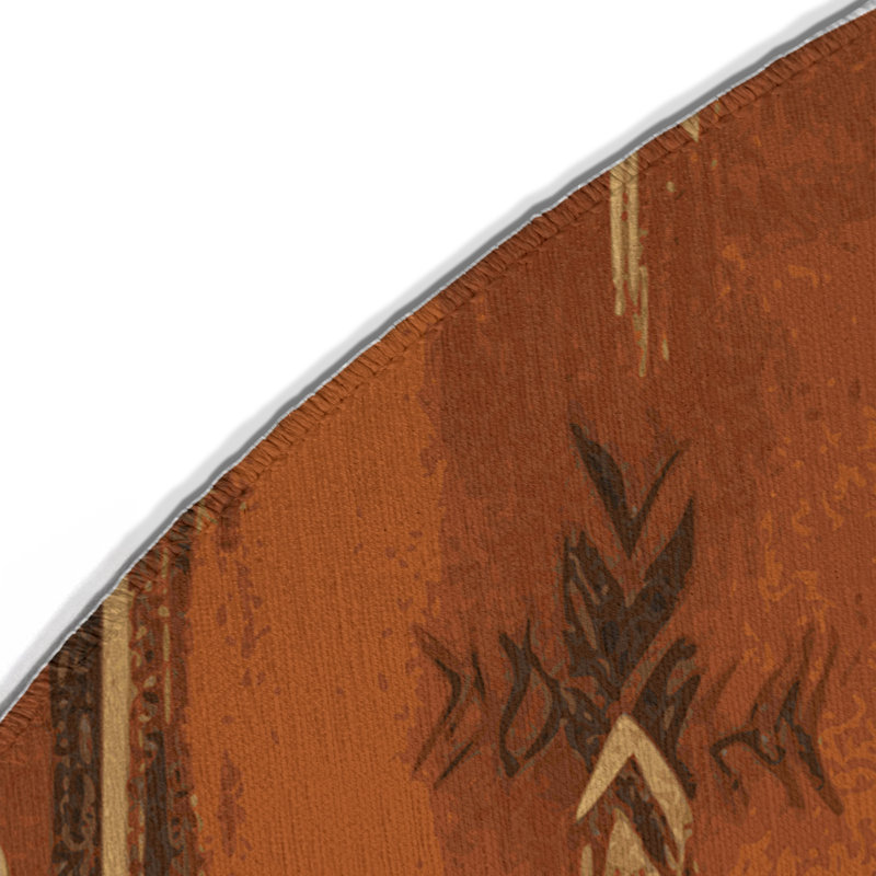 Tapis intérieur et extérieur Painted Cliff, Rond 5 pi