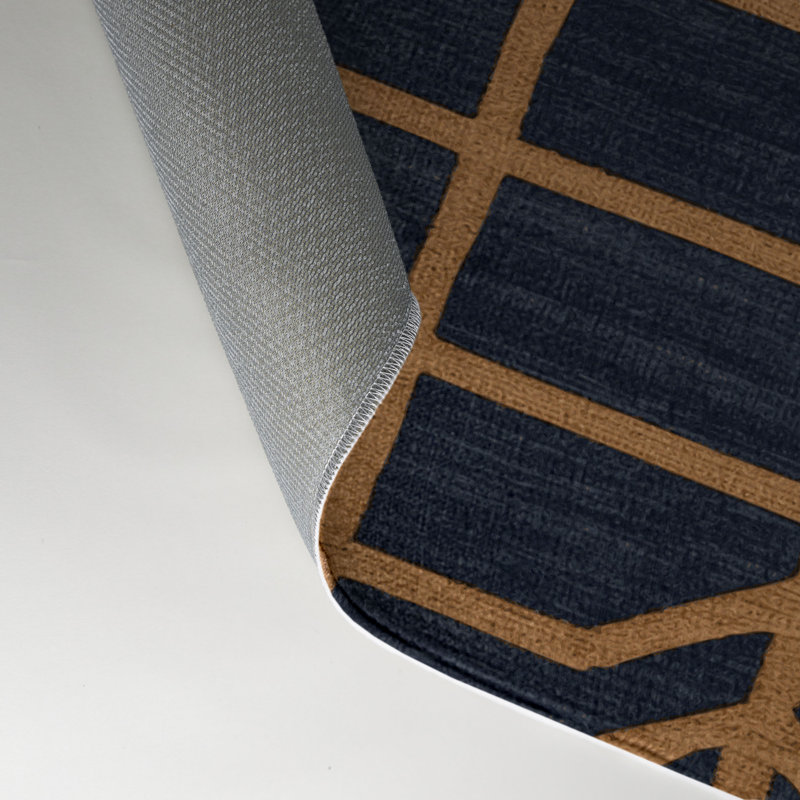 Tapis gris intérieur et extérieur Trellis, Rectangle 5' x 7'