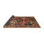 Tapis traditionnel rouge / beige / noir-1835038582