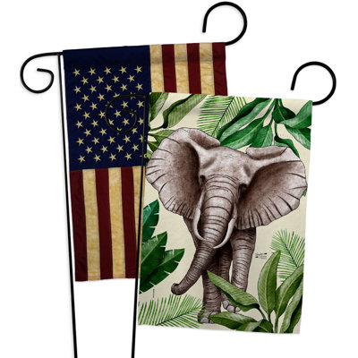 Double Sided 18.5'' H x 13'' W Polyester Animal Garden Flag