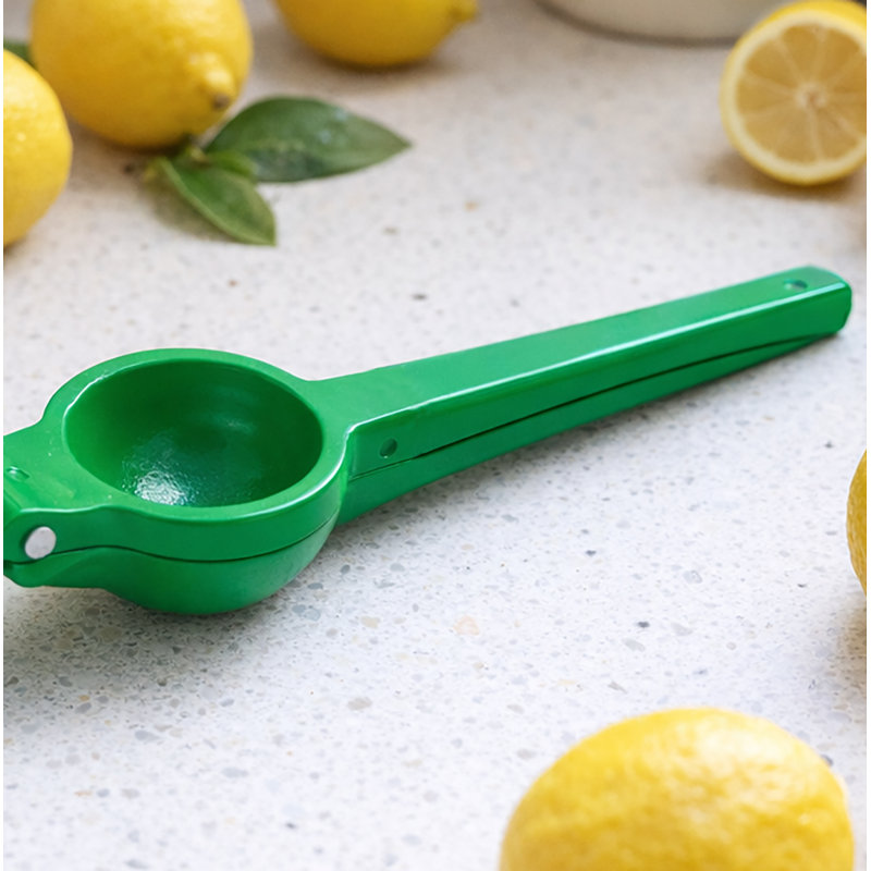 2.2" Wide Green Lemon Squeezer Manual Juicer, Green