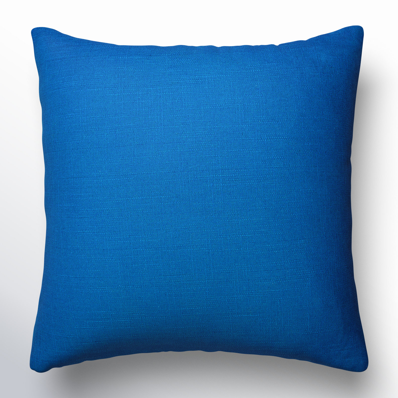 Natalia Cotton Throw Pillow, Pillow Cover Only - No Insert, Blue