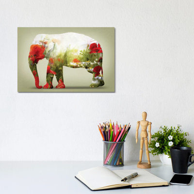 Poppy by Vin Zzep - Wrapped Canvas Print