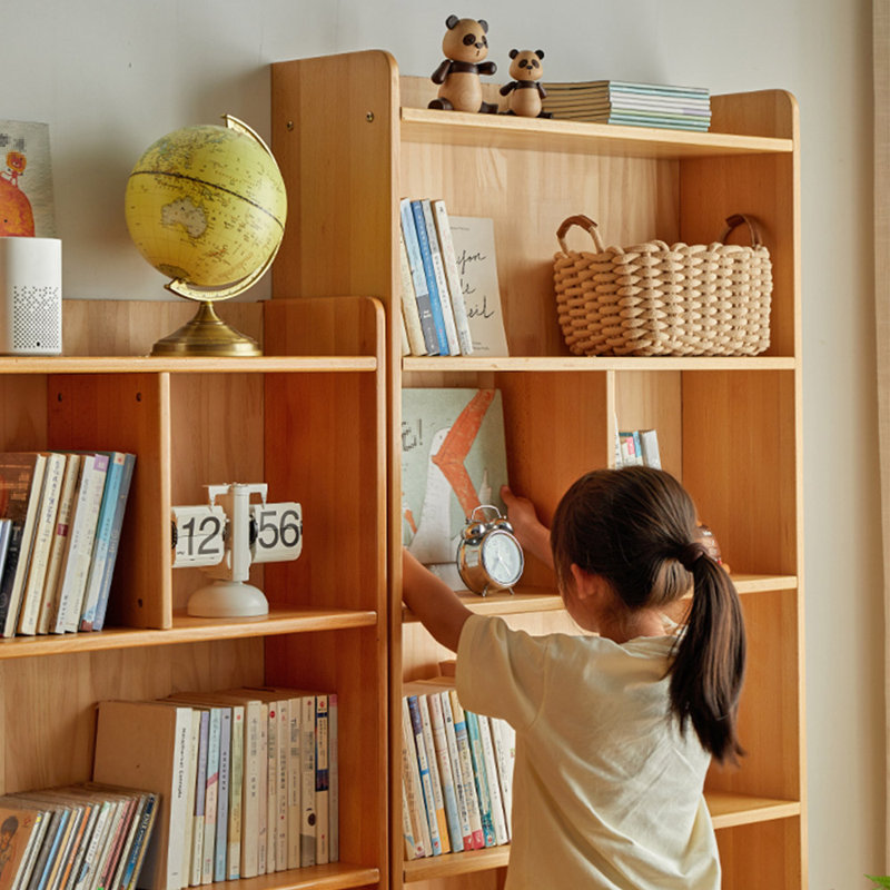 Bibliothèque de rangement à la mode