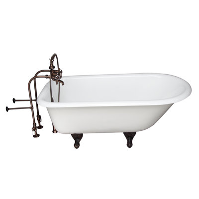66'' x 31'' Soaking Cast Iron Bathtub