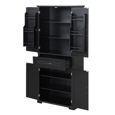 Bathroom Storage Cabinet With Doors And Drawer