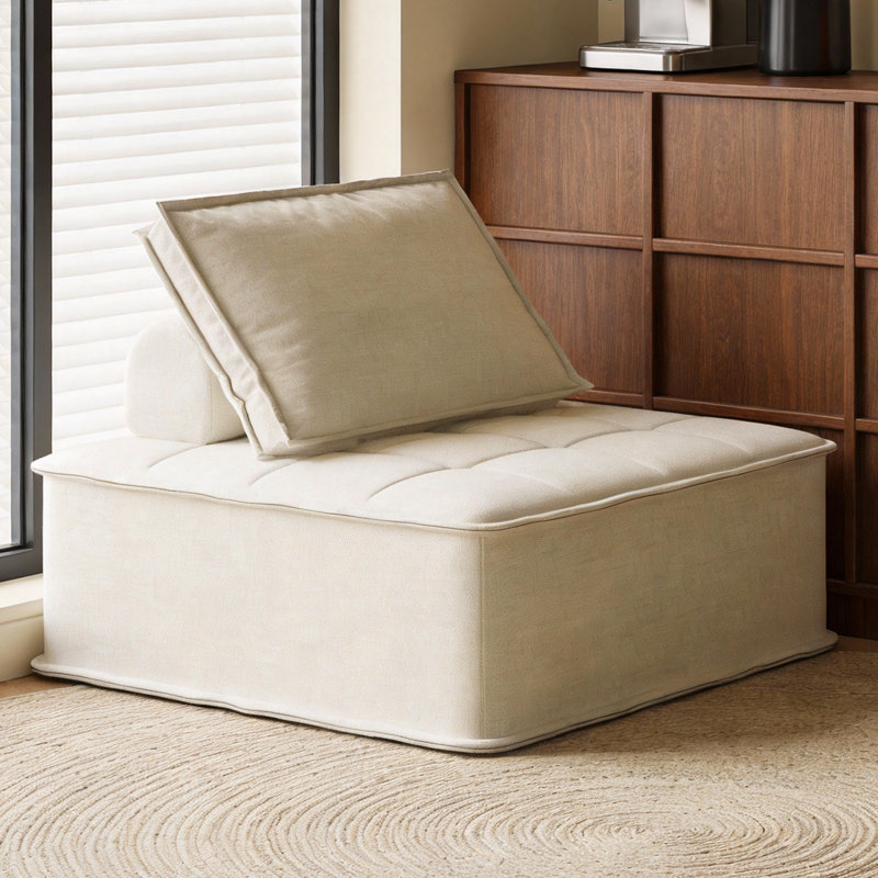 Modular Single Armchair in 95cm Wide with Large Cushion, Frame-Free Design Fast Dispatch From UK Warehouse – Dispatched Within 2 Days