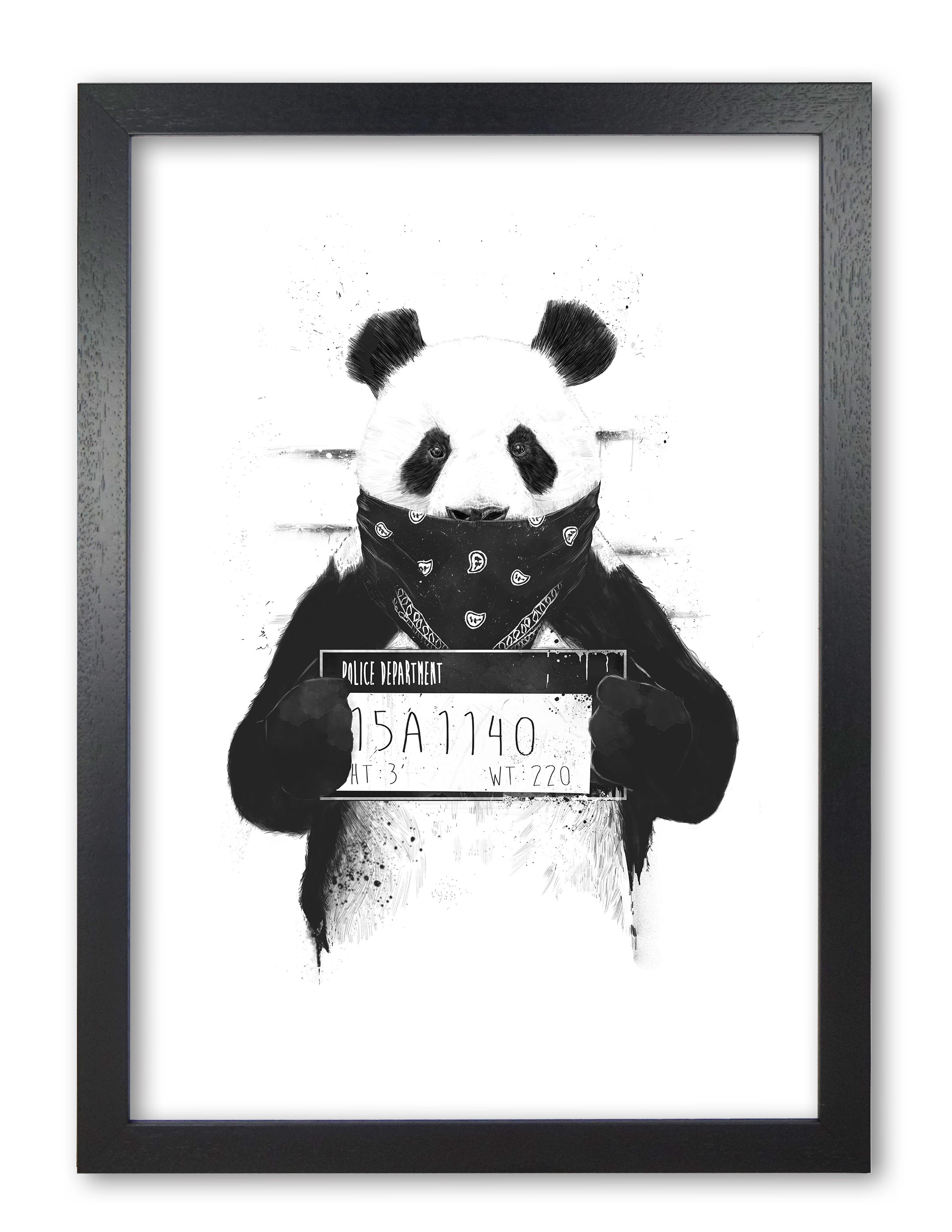 East Urban Home Bad Panda by Mercedes Lopes Charro - Graphic Art Print ...