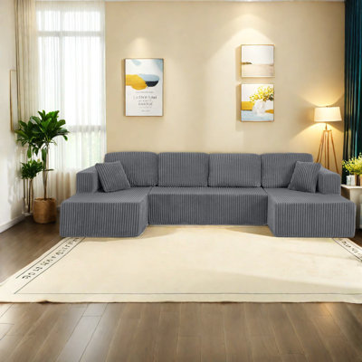 Space-saving Grey Sectionals, Foam Modular Sofa Couch For Home