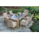 Teak & Orobico Sintered Stone Dining Table