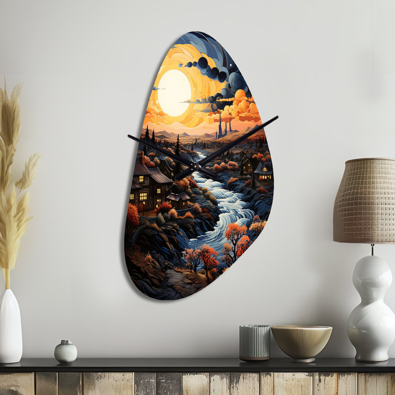 Horloge murale Vangogh, Moyenne
