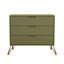 Commode anglaise 3 tiroirs Mid-Century Rockefeller-576051710