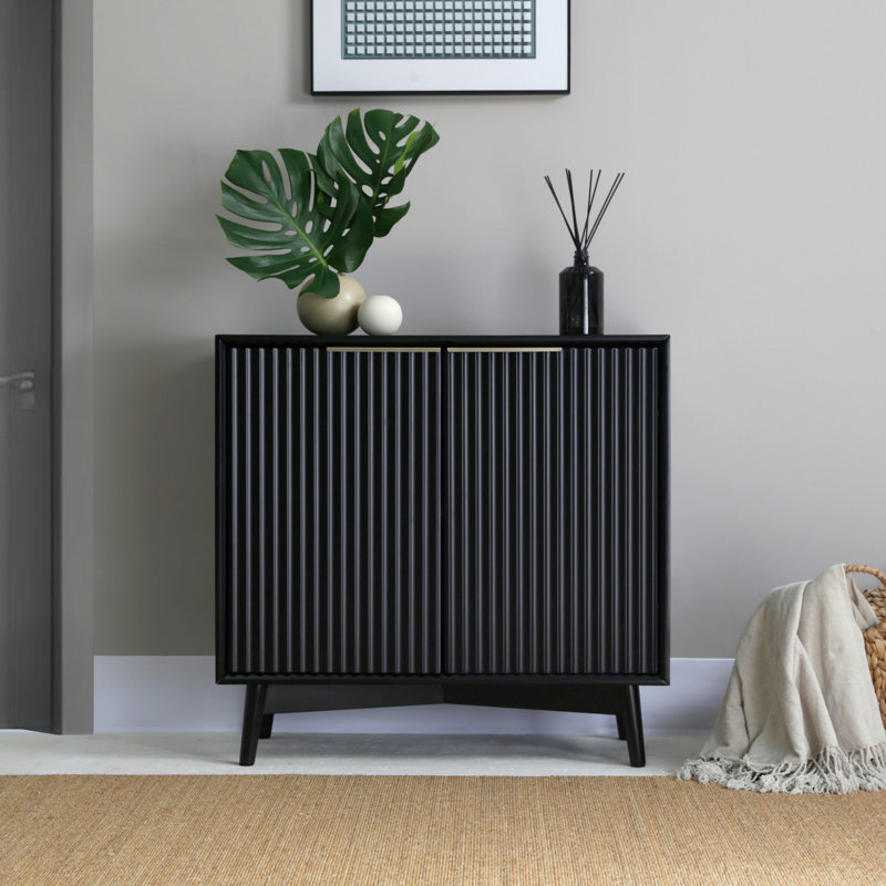 Rectangle Sideboard Accent Chest, Black