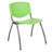 Oliverson Plastic Stacking Lobby Chairs with Perforated Backs-848270530