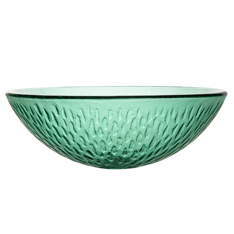 Eden Bath 16.75 " Tempered Glass Circular Bathroom Sink