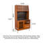 Armoire en acier inoxydable de style médiéval