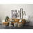 Milda Solid Wood Tray Top Nesting Tables