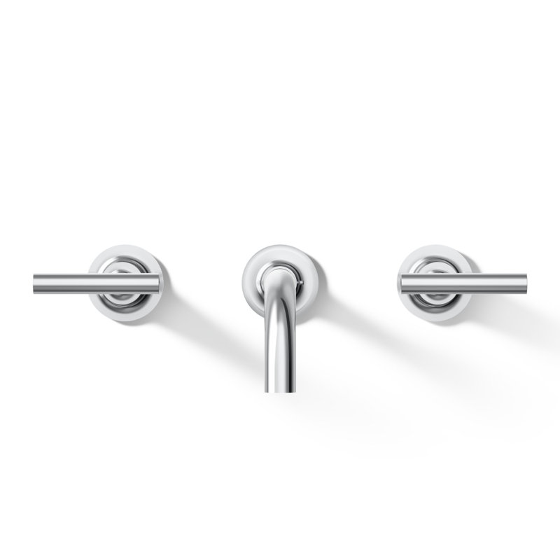 Purist® Wall Mounted Bathroom Faucet, Lever Handle, Polished Chrome