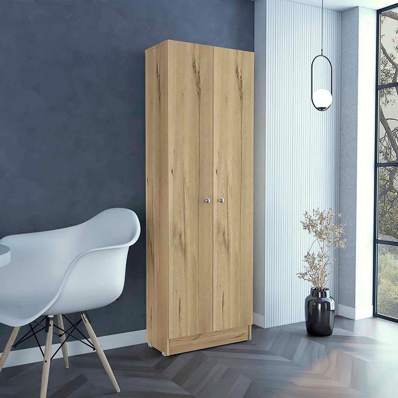 Armoire de rangement Pipestone, cinq tablettes, Noir