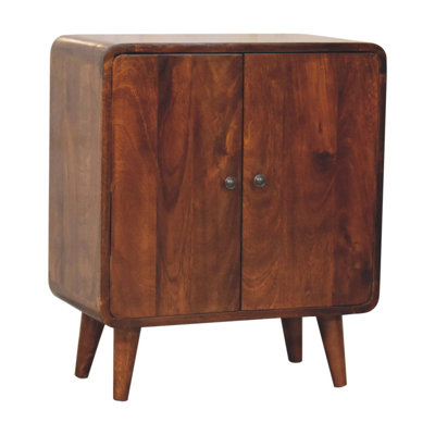 Hillsboro Solid Wood 2 - Door Rectangle Accent Cabinet