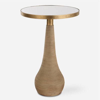 Table d'appoint en laiton Nykiah