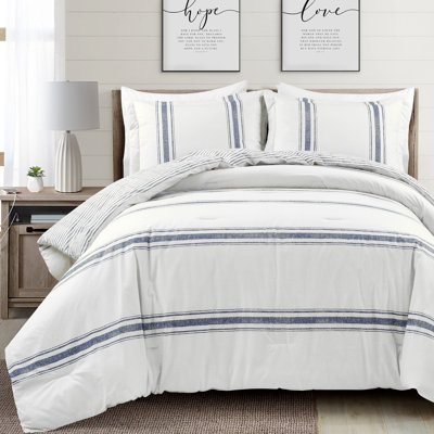 Gilroy Cotton Striped Comforter Set