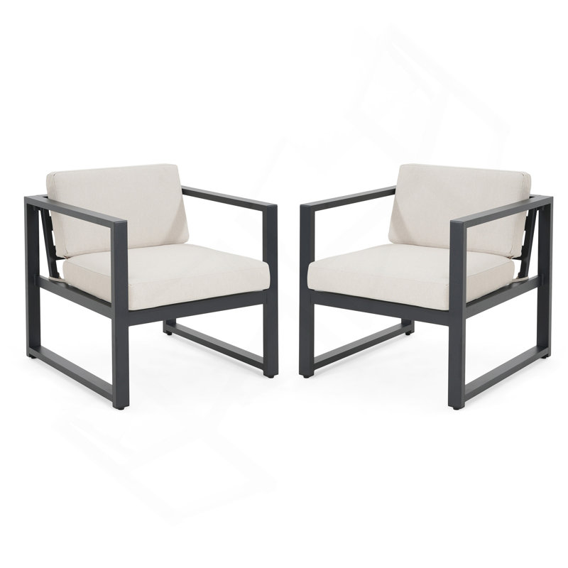 Ensemble de 2 chaises d'extérieur Navan