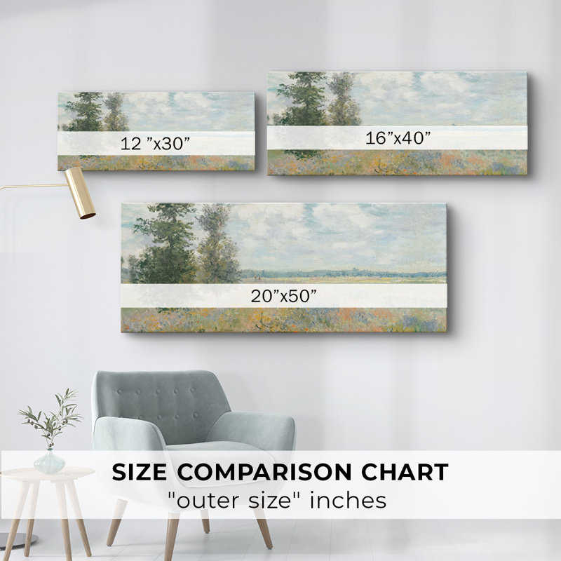 Série paysage -MXCI- Toile tendue avec châssis - Prêt à accrocher, H 16 po x l 40 po