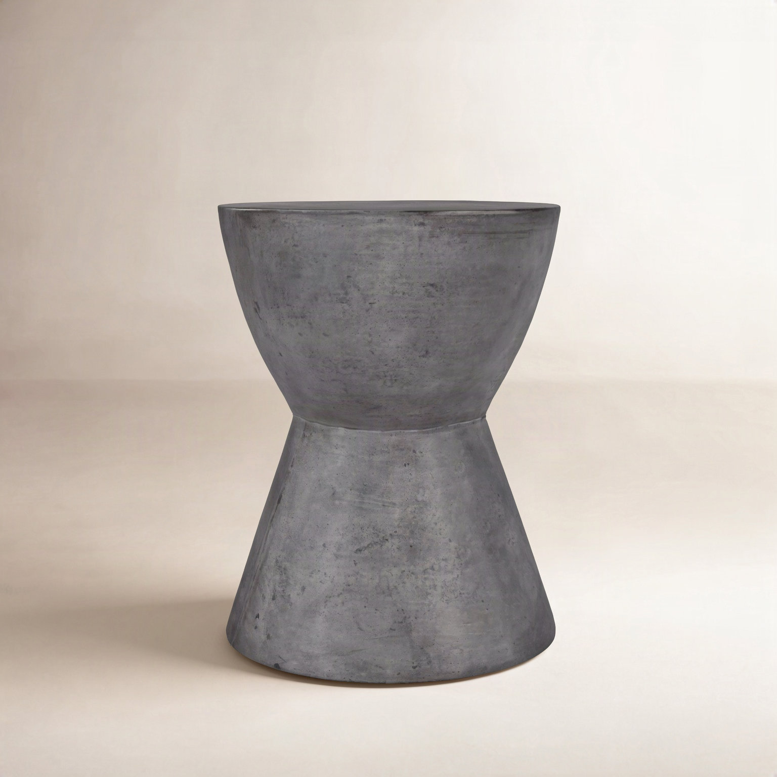 Perse End Table, Gray