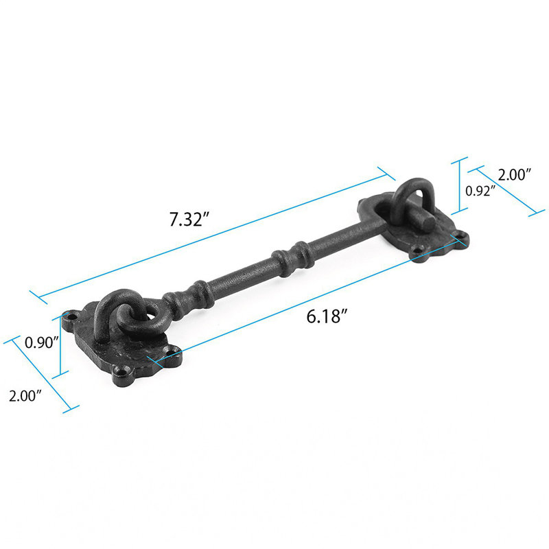 Cabin Privacy Hook Eye Iron Latch