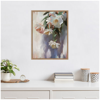 Reproduction d'art sur toile encadrée "Dangle pouce pastel" par Mary Sparrow