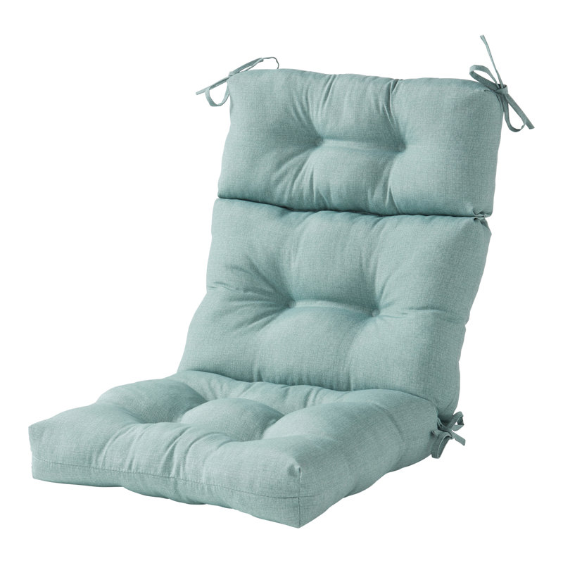 Lester Outdoor High Back Chair Cushion, Seaglass, 1