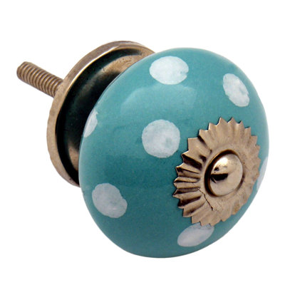 Nicola Spring - Round Ceramic Cabinet Knob