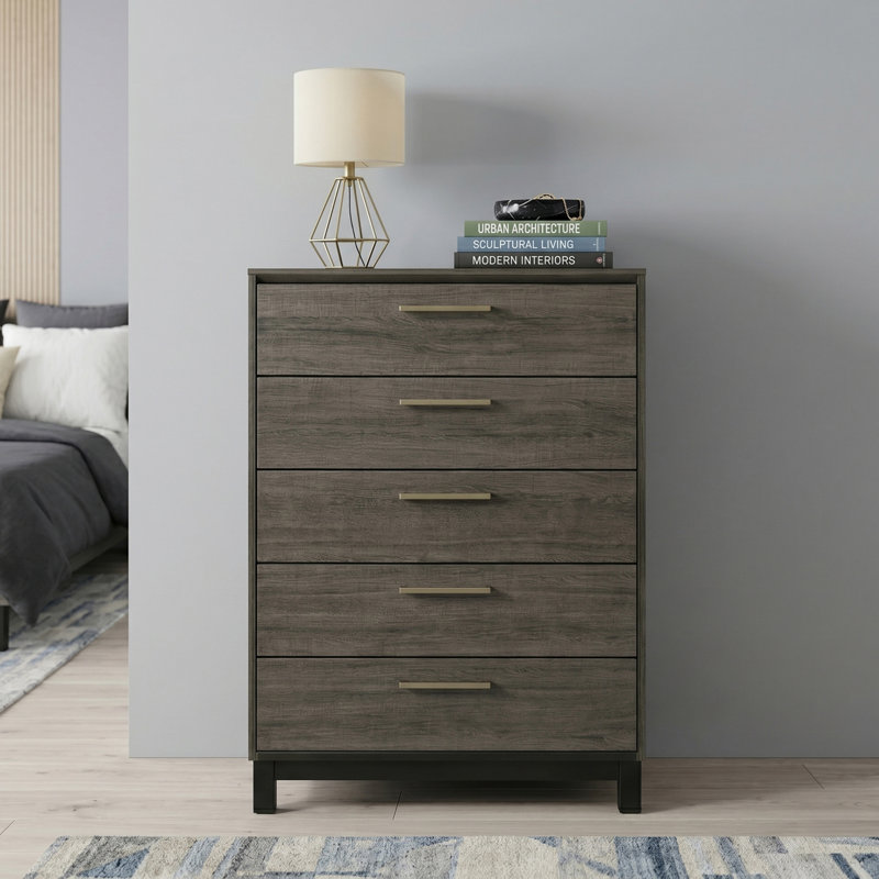 Commode 5 tiroirs Mandy