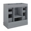 Meuble-lavabo 36 po sans lavabo, base seulement, une armoire et six tiroirs, cadre en bois massif avec tablette réglable-114294642