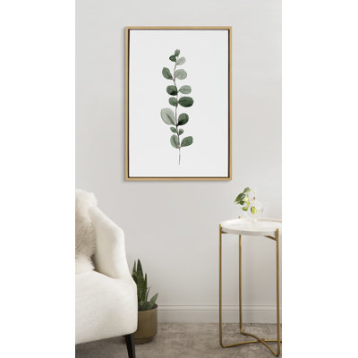 «Eucalyptus 1a» par Maja Mitrovic of Makes My Day Happy, reproduction d'art sur toile encadrée
