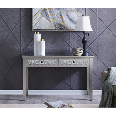 Christopher 120cm Glass Top Console Table