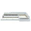  Lit de jour double rembourré avec couchette et rangement latéral, beige-401098253