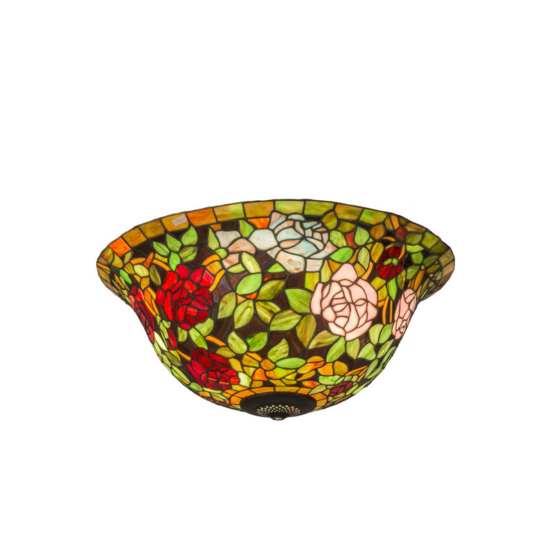 Abat-jour rosier Tiffany l 24 po