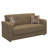 Ferrara Twin 27.6'' Upholstered Tufted Convertible Sofa-367136287-377509320