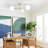 3-Light Glass Semi Flush Mount-1555562305