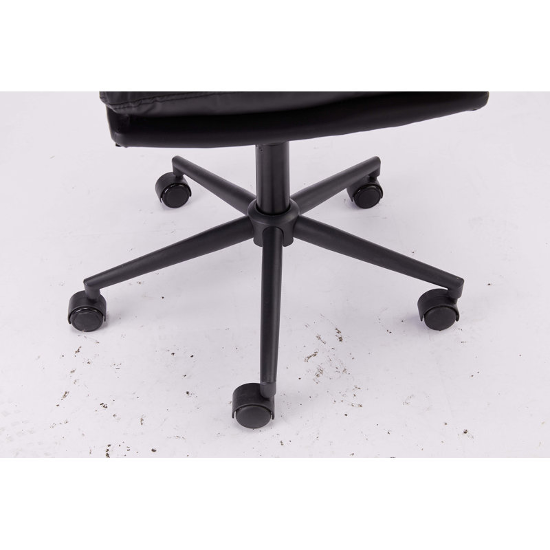 Chaise de bureau Mid-Century ergonomique avec hauteur réglable et tissu pivotant et respirant pour un bureau confortable