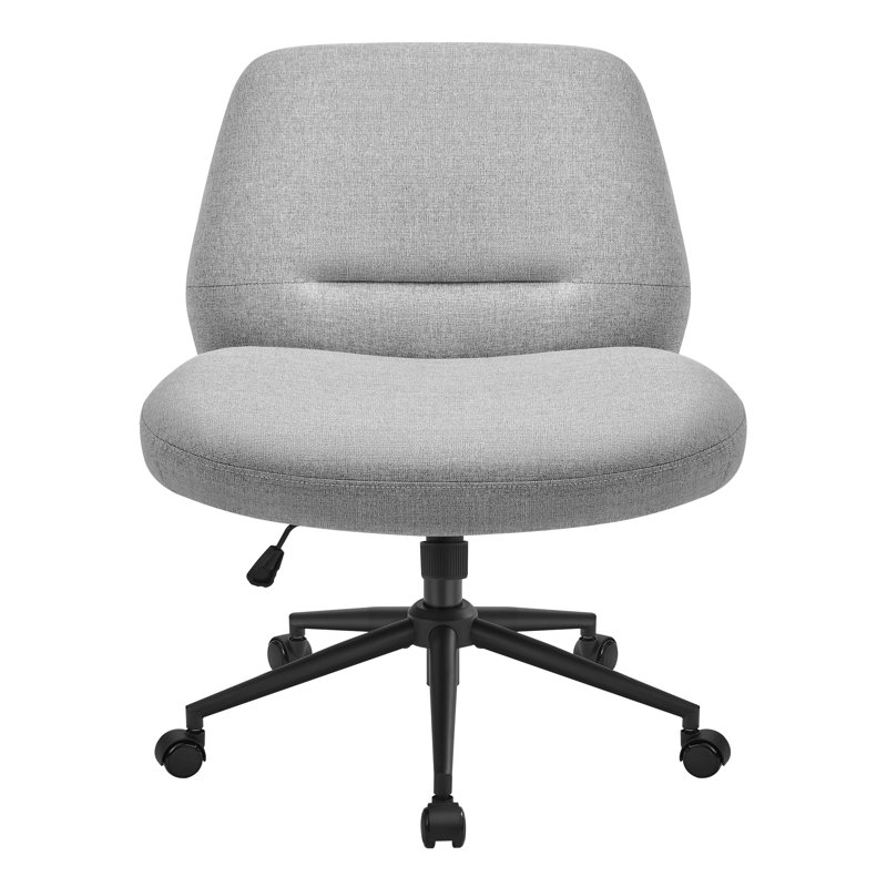 Ruthy Cotton Blend Office Chair, Gray