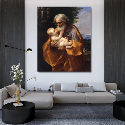 St Joseph with the infant Jesus