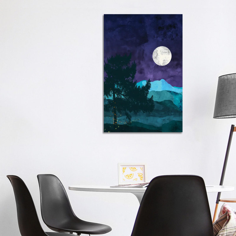 Nocturnal Mountains by Van Credi - Wrapped Canvas Print, 101.6 cm H x 66.04 cm W x 1.91 cm D